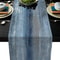 Modern Art TieDye Linen Table Runner Retro Farmhouse Table Textile For Kitchens Coffee Tables Hol 7