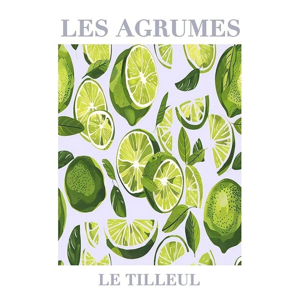 Retro Lemon Garden Canvas Art Fresh Citrus Olive Tree Wall Prints For Modern Living Rooms Offices 21