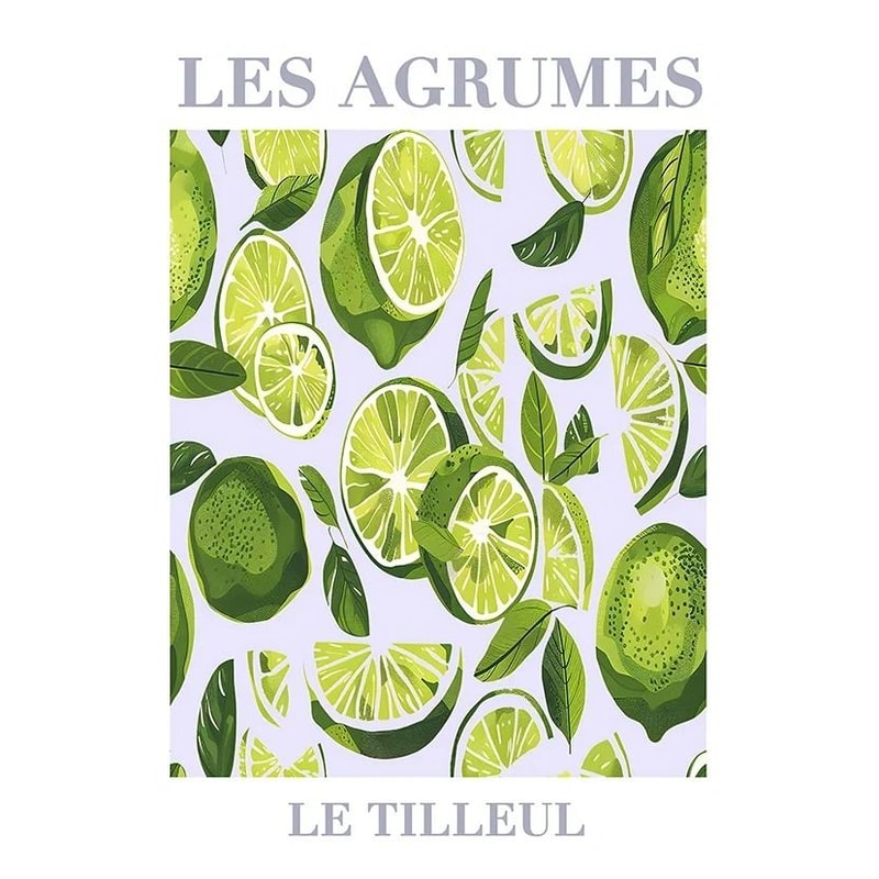 Retro Lemon Garden Canvas Art Fresh Citrus Olive Tree Wall Prints For Modern Living Rooms Offices 21