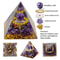 Natural Crystal Energy Pyramid Peridot Amethyst Reiki Healing Generator For Modern Egyptian Decor 11