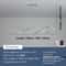 Modern Minimalist Linear Chandelier HighDefinition LED Pendant Lighting For Dining Rooms Kitchen I 6