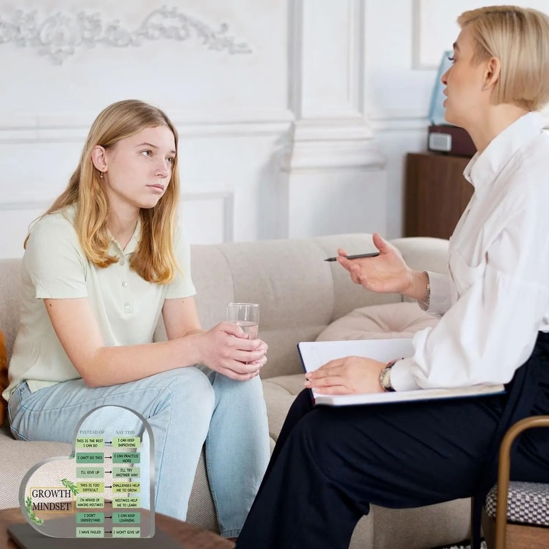 Growth Mindset Acrylic Ornament HighDefinition Spiritual Inspirational Gift For Modern Offices Ho 4