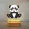 Personalized USB Acrylic Night Light Custom Name Animal Designs For Modern Baby Nurseries Kids Bed 11