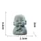 Serene Zen Little Monk Set 4Piece HandFinished Stone Sculptures For Meditation Spaces Modern Desks 6
