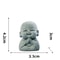 Serene Zen Little Monk Set 4Piece HandFinished Stone Sculptures For Meditation Spaces Modern Desks 6