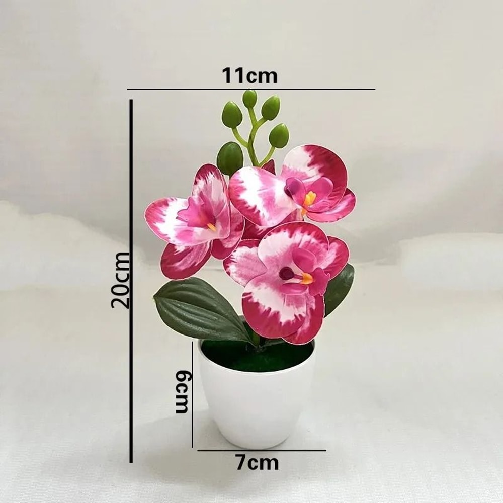 Artificial Potted Bonsai Modern Desktop Faux Plant For Kitchen Bathroom Office Decor 5
