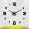 3D Luminous DIY Frameless Wall Clock Modern Silent Digital Clock Wall Stickers For Home Office De 1