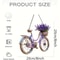 Enchanting Lavender Bicycle Suncatcher Modern Floral Light Collector For Home Garden Sanctuaries 4