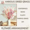 Pink White Nordic Boho Dried Flower Bouquet Natural Pampas Grass Real Gypsophila For Modern Wedd 5
