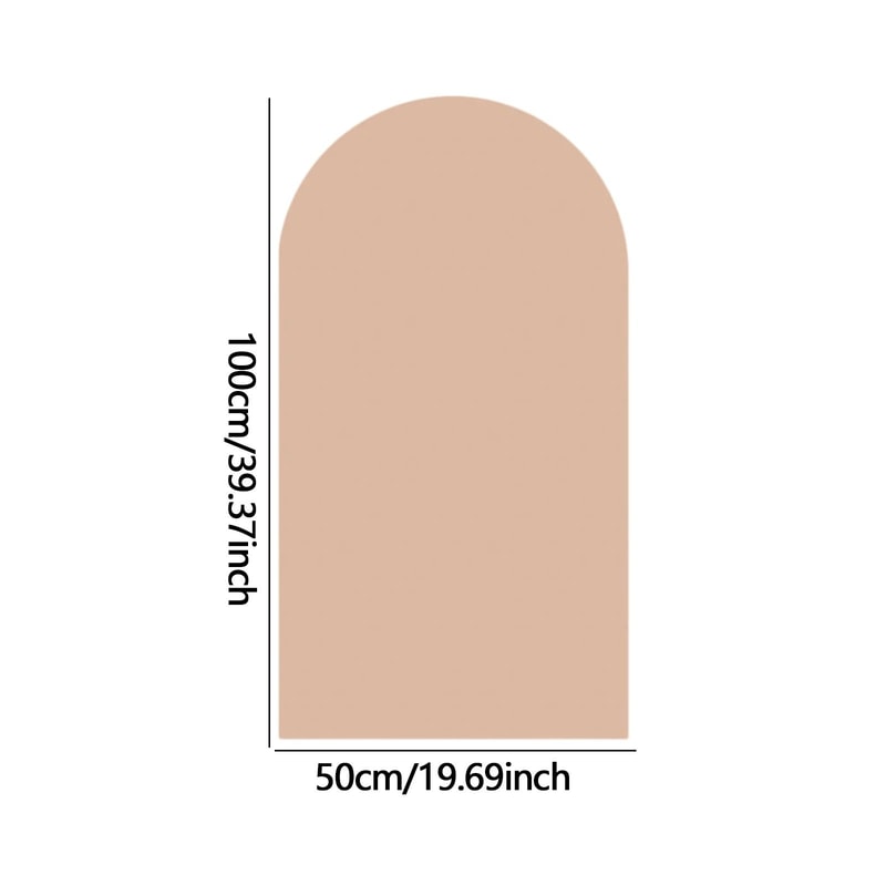 Geometric Arch Wall Decal Modern Boho PVC Headboard Minimalist Interior Mural 13