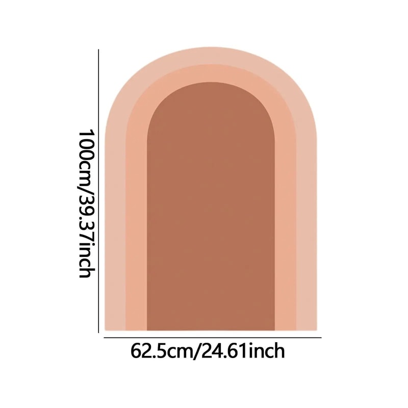 Geometric Arch Wall Decal Modern Boho PVC Headboard Minimalist Interior Mural 18