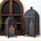 2Piece Decorative Metal Candle Lantern Set HighDefinition Hollow Pattern Hanging Lanterns 4