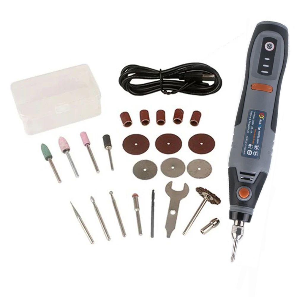 HighSpeed 21000 RPM USB Cordless Rotary Tool And Engraving Set 0