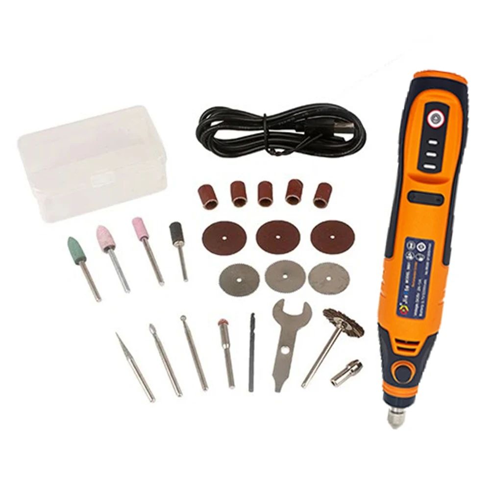 HighSpeed 21000 RPM USB Cordless Rotary Tool And Engraving Set 6