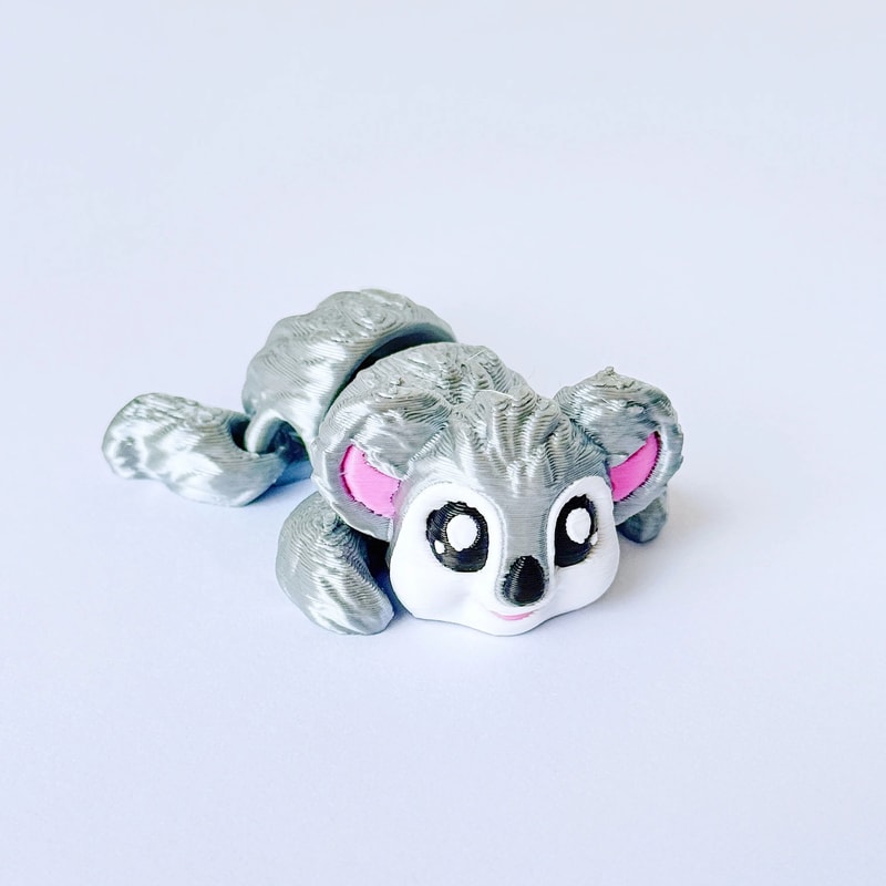 Articulated 3D Printed Sloth Koala Desktop Companions 6