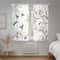 Elegant Meadow Floral Songbird Blackout Curtains 1