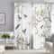 Elegant Meadow Floral Songbird Blackout Curtains 2