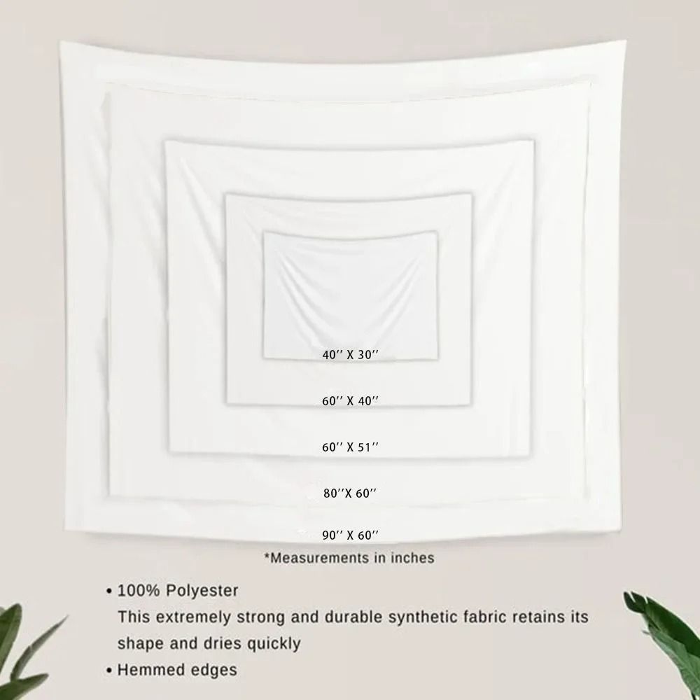 Enchanted Gothic Window Lush Garden Tapestry 5