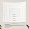 Enchanted Gothic Window Lush Garden Tapestry 5