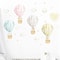 Whimsical Watercolor Hot Air Balloon Animal Wall Decals 0