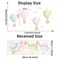 Whimsical Watercolor Hot Air Balloon Animal Wall Decals 4