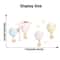 Whimsical Watercolor Hot Air Balloon Animal Wall Decals 5