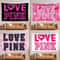 Chic LOVE PINK Aesthetic Wall Tapestry 0