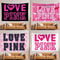 Chic LOVE PINK Aesthetic Wall Tapestry 0
