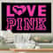 Chic LOVE PINK Aesthetic Wall Tapestry 5