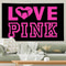 Chic LOVE PINK Aesthetic Wall Tapestry 5