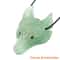 Natural HandCarved Wolf Head Crystal Pendant 12
