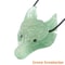 Natural HandCarved Wolf Head Crystal Pendant 12