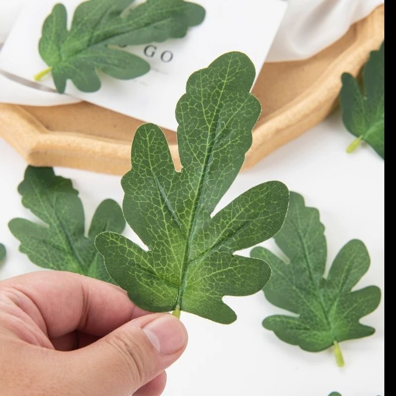 Premium Artificial Watermelon Leaf Accents 50Piece 5