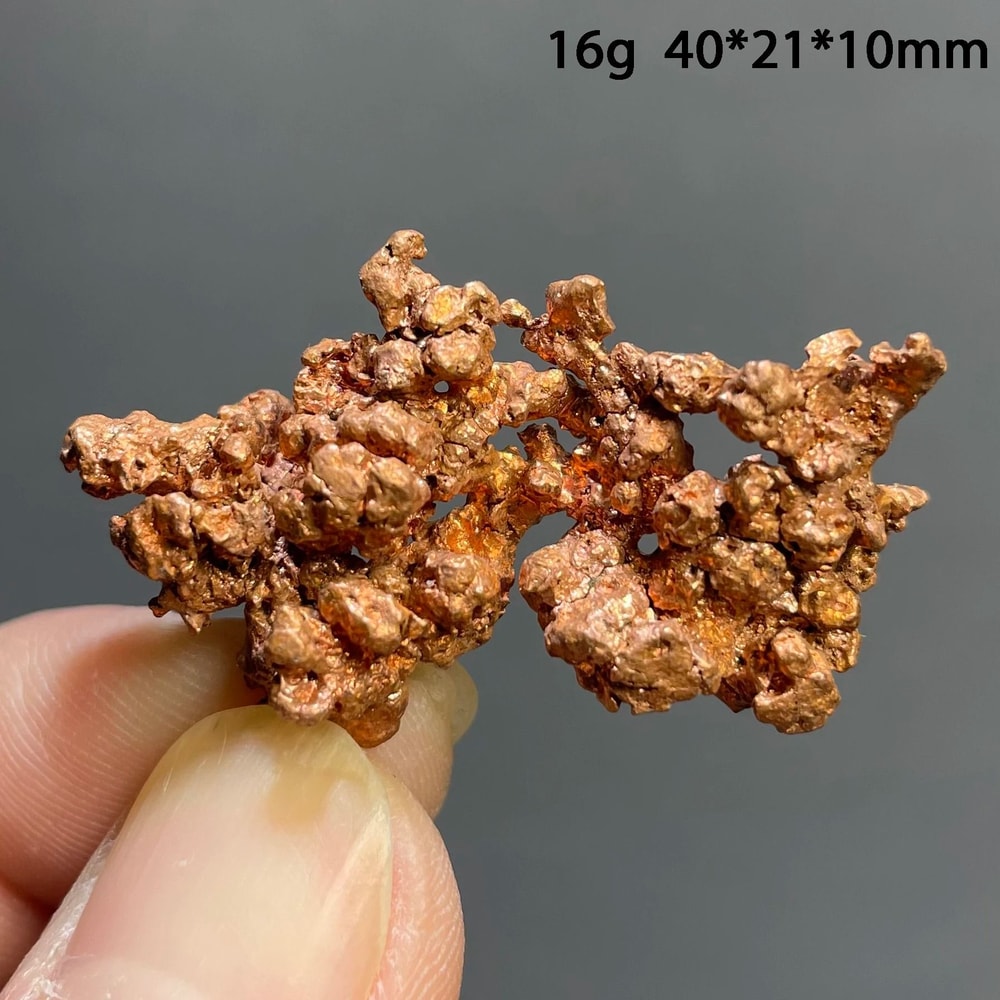 Natural Native Copper Cluster Quartz Mineral Specimen 10