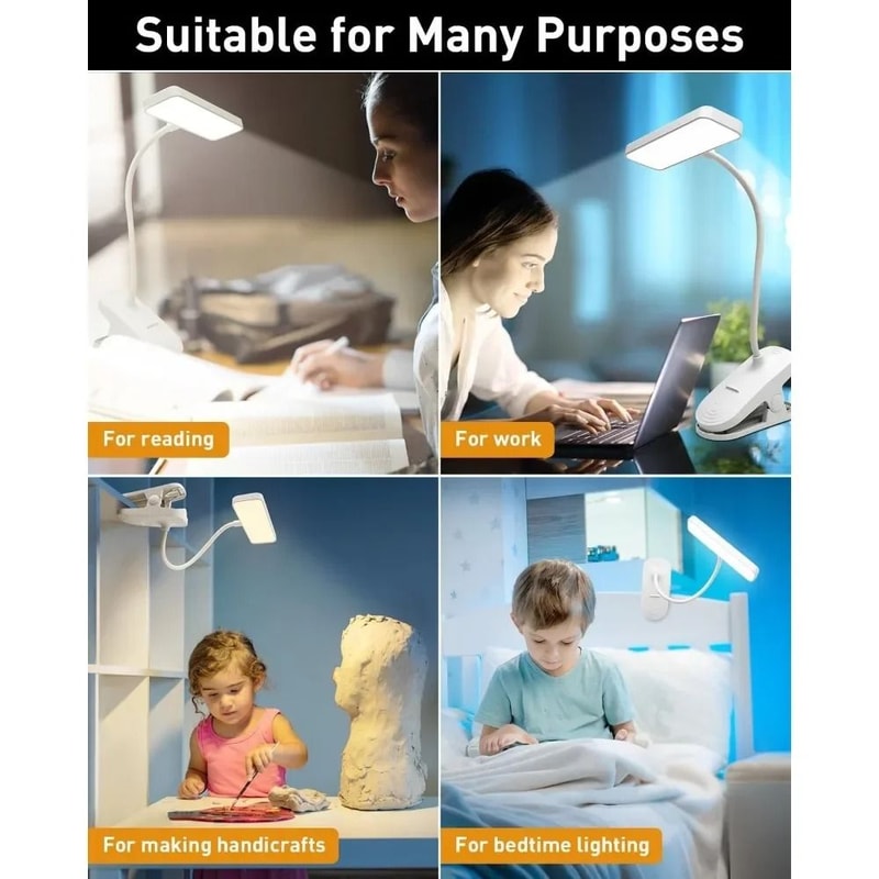 UltraFlexible LED EyeProtection Clip Book Light 6