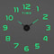 3D Luminous Minimalist DIY Wall Clock 14