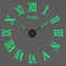 3D Luminous Minimalist DIY Wall Clock 17