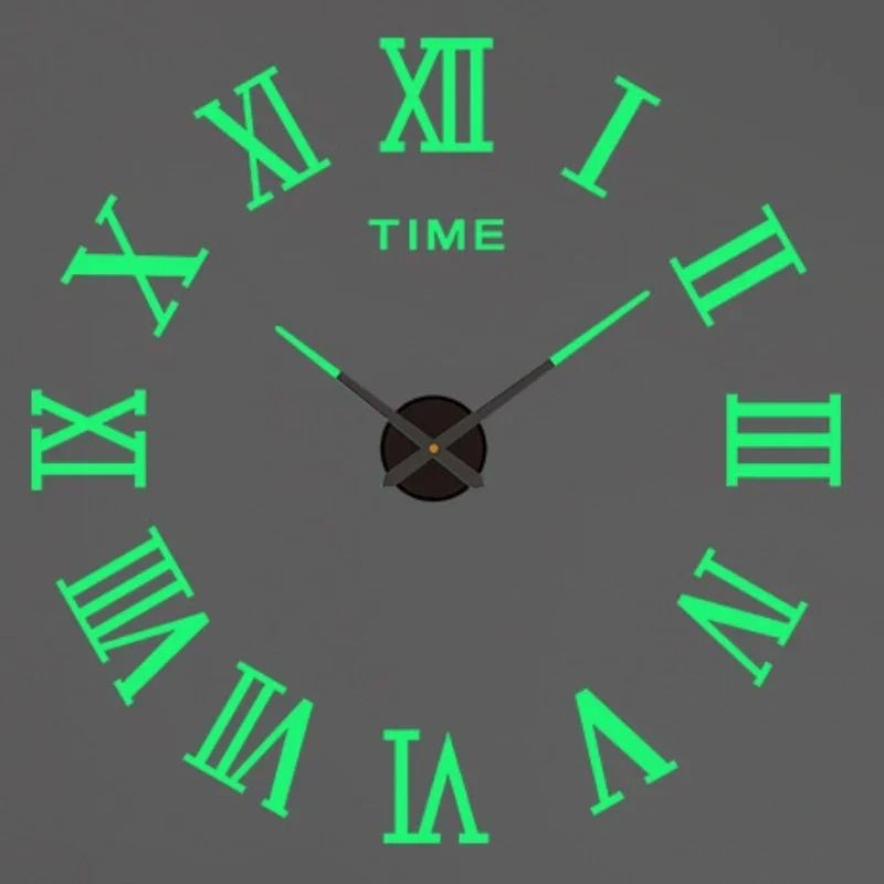 3D Luminous Minimalist DIY Wall Clock 17