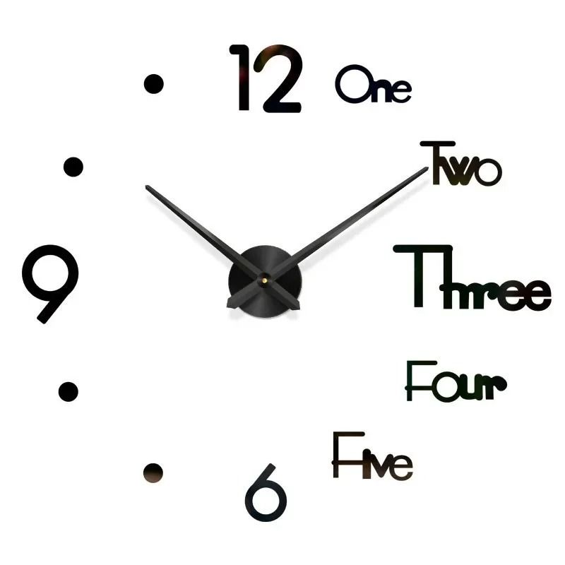 3D Luminous Minimalist DIY Wall Clock 18