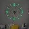 3D Luminous Minimalist DIY Wall Clock 2