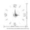 3D Luminous Minimalist DIY Wall Clock 5
