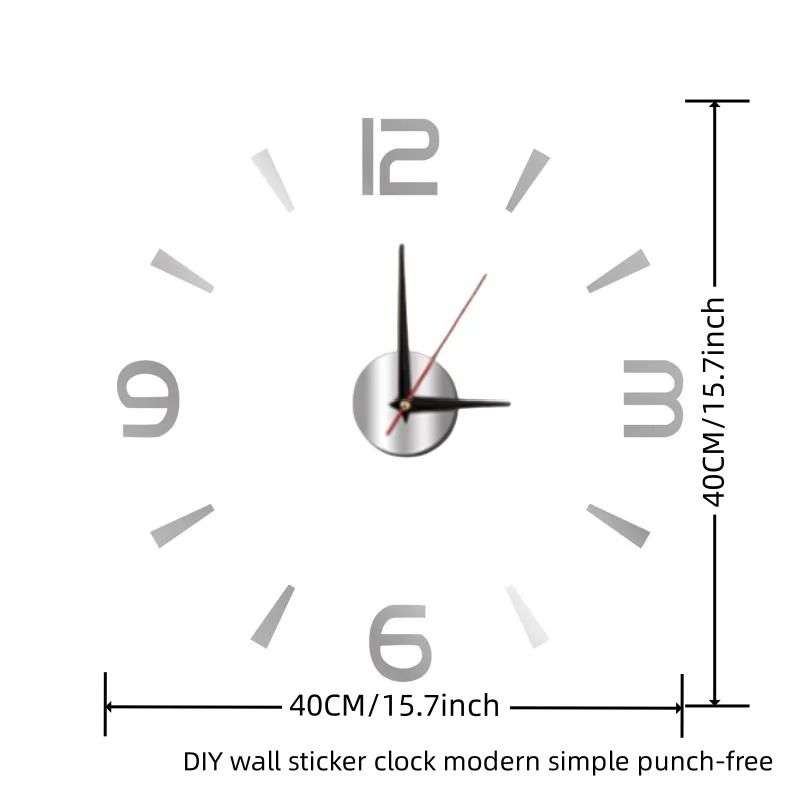 3D Luminous Minimalist DIY Wall Clock 5