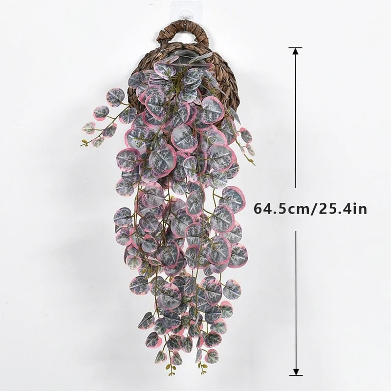 Lush Artificial Eucalyptus Tropical Hanging Vines 11