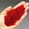 Vibrant Red Irregular Glass Gravel Decorative Chips 7