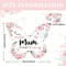 Beautiful ButterflyShaped Acrylic Plaque For Mum 1