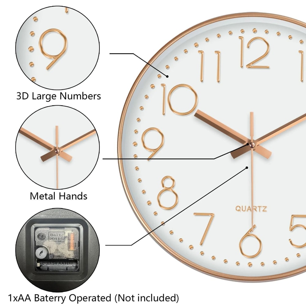 Minimalist Cubic Digital Quartz Wall Clock 4