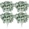 10Piece Premium Silk Eucalyptus Stem Set 0