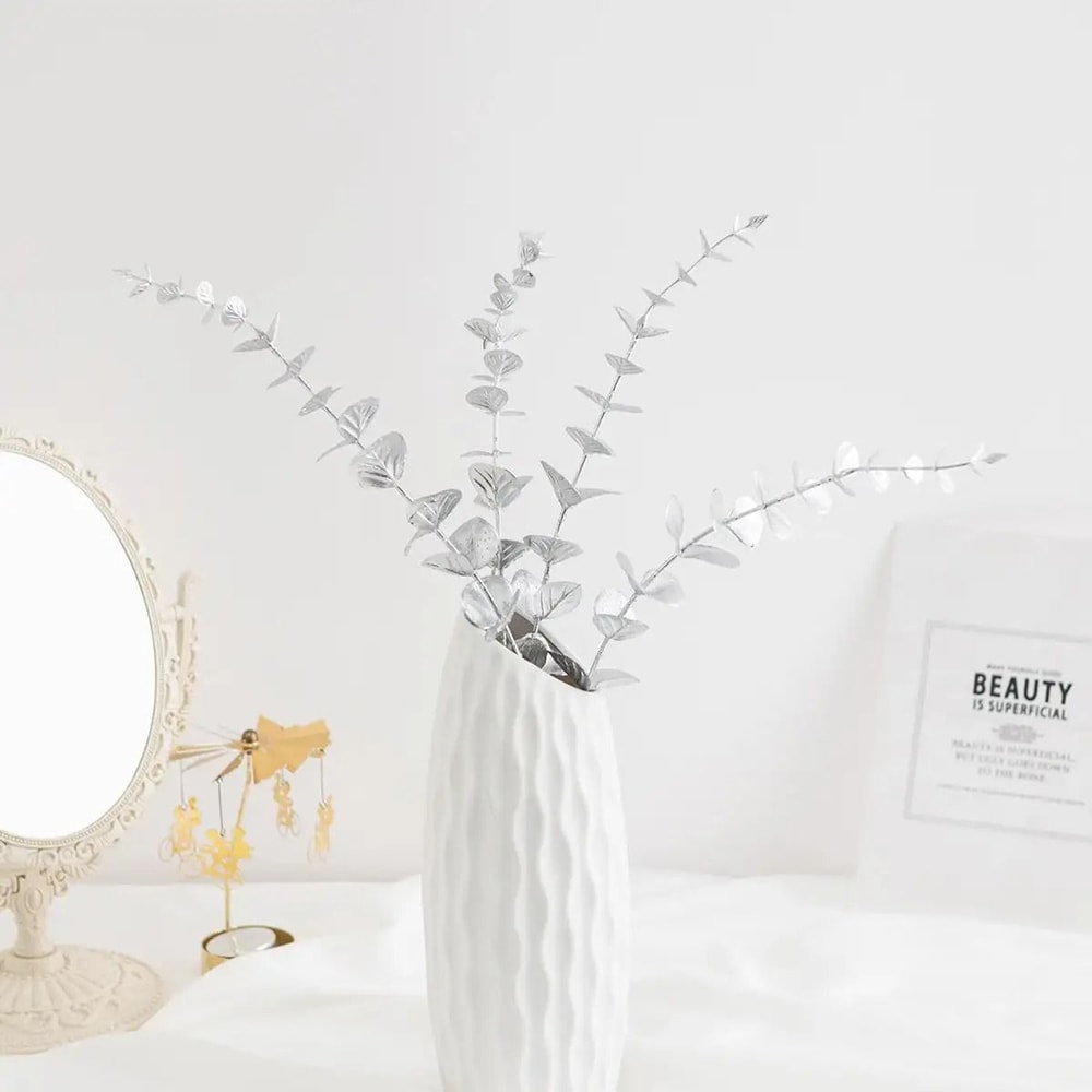 100Piece Bulk Artificial Eucalyptus Leaf Set 12