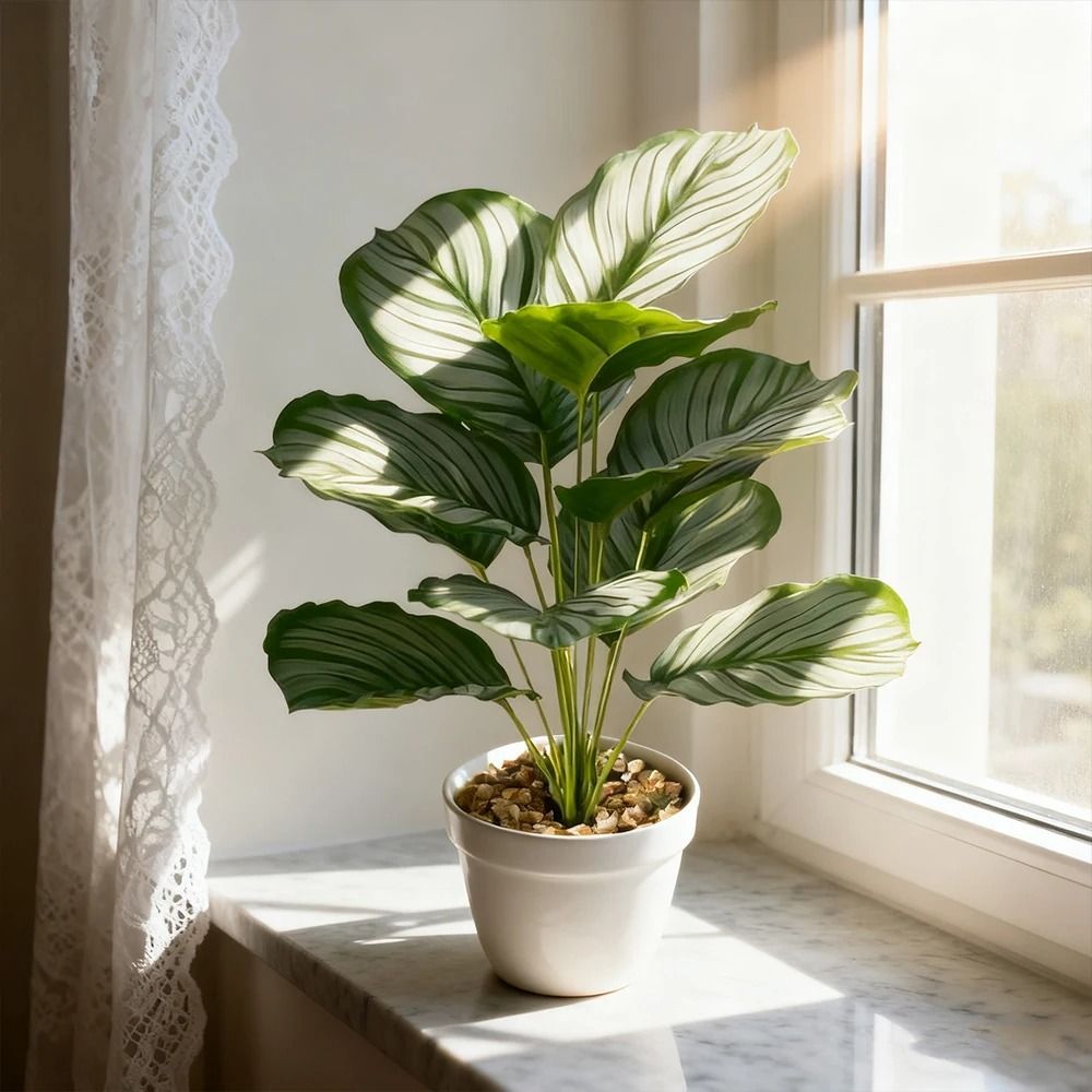 Lush Artificial Tropical Palm Monstera Bouquet 3
