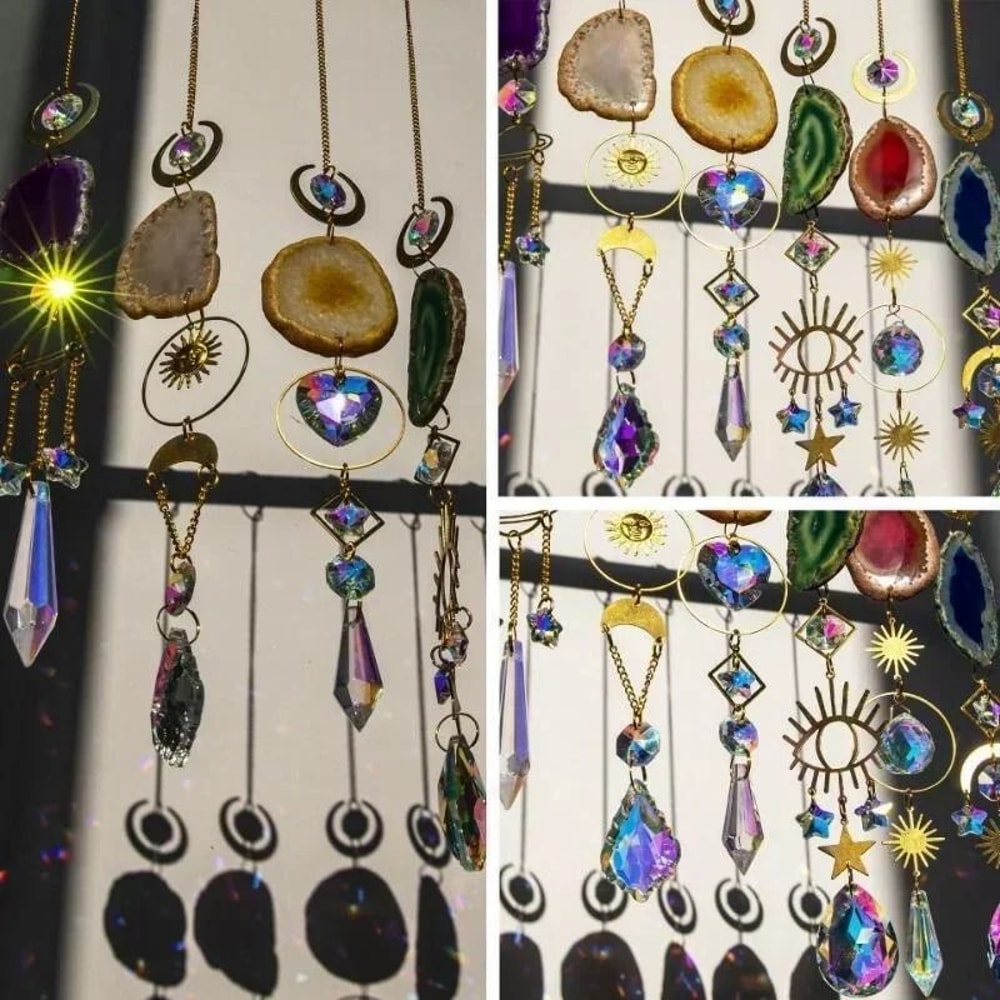 Sun And Moon Crystal Prism Suncatcher 3